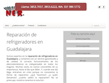 Tablet Screenshot of nerguadalajara.com